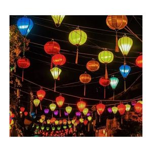 HOT PRODUCT SILK LANTERN HOI AN - Hot Selling Handmade Silk Lanterns for Event <b>Decorations</b> <b>Cheap</b> Bulk Lanterns - Product Image 4