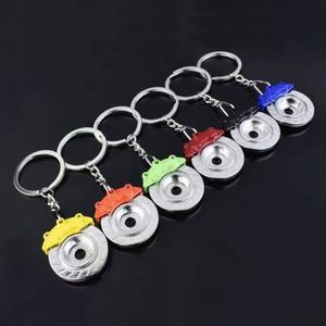 Porte-clés en métal pour accessoires automobiles en gros, pendentifs porte-clés de voiture, porte-clés disque de frein et amortisseur - Product Image 4