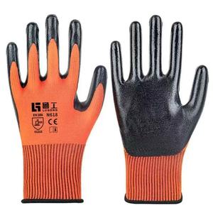 Gants de sécurité en latex enduit, gants de travail rouges en polyester pour les ouvriers du bâtiment, vente en gros directe d'usine, personnalisables - Product Image 2