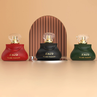 Belle forme ronde de luxe 100ml bouchon magnétique en aluminium mat huile d'oud opaque noir vide vaporisateur bouteilles de parfum