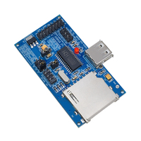 Module d'évaluation de carte de développement USB IC CH376S avec carte SD, oscillateur à cristal et port série – Kits de catégorie de produit CH376