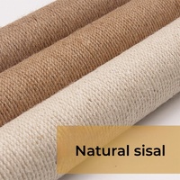 Poteau à gratter chat bricolage griffoir chat poteaux de remplacement sisal naturel grattoir perche jouets interactifs accessoires de meubles