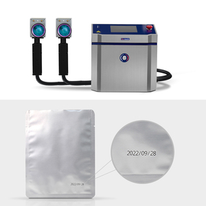 Máquina de Marcado Láser en Línea Todo en Uno de 30W, Sistema de Doble Cabezal, para Bolsas de Lámina, 180+ Paquetes por Minuto, Impresora con Fibra de Alta Potencia y Certificación CE - Product Image 1