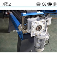 Machine à cintrer les plaques asymétrique à 3 rouleaux / Machine à rouler les plaques / Machine à rouler manuelle 1400W Épaisseur de tôle 0,5-1,5 mm