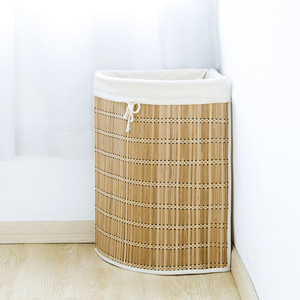 Giặt túi có thể gập lại lưu trữ ráp tre giặt giỏ cản trở - Product Image 6