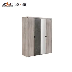 Hotel Furniture Modern Wholesale Home Furniture Wooden Wardrobe Clothes Closet with Doors