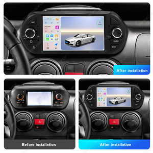 Lecteur de navigation automobile Navifly avec écran 1024*600, 4 cœurs, multimédia, 4G WIFI, Car-Play et Android Auto pour Fiat Fiorino 2008-2017 - Product Image 3
