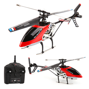 Xuchen-helicóptero de radiocontrol XK <span class=keywords><strong>V912</strong></span>-A para niños, juguete de Dron de radiocontrol de 2,4G, 4 canales con luz Led, Motor Dual, regalos para niños - Product Image 1