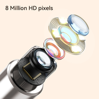 Otoscope numérique intelligent sans fil WIFI 3 en 1, kit de pinces pour nettoyer les oreilles, caméra, otoscope, outil de retrait du cérumen
