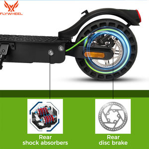 Patinete Eléctrico Plegable Flywheel E5MAX de 10 Pulgadas con Control por App, Batería de Litio y Canasta de Transporte para Adultos - Autonomía de 30-40 km - Product Image 4