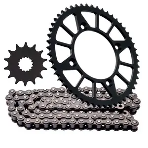 Factory OEM custom 428 motorcycle rear front sprocket chain drive for Yamaha YZ85