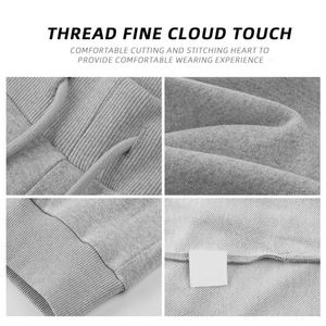 Custom Logo High Quality Casual Mid Waist Cotton <b>Polyester</b> Unisex Men's Drawstring Breathable Eco-Friendly <b>Jogger</b> Sweatpants - Product Image 2