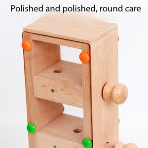 Nuevo Juguete Educativo Montessori de Madera con Botones y Cuentas, Juego de Laberinto para Estimular la Inteligencia y el Desafío <span class=keywords><strong>Cerebral</strong></span> para Niños - Product Image 6