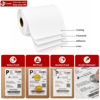 Etiquette d'expédition thermique compatible Dymo 1744907 4xL extra large