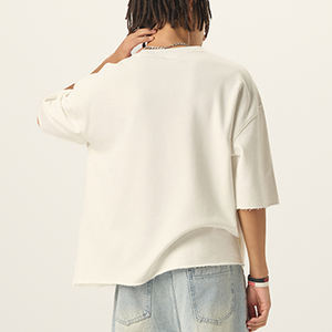 Mens Oversized <strong>T</strong>-<strong>Shirts</strong> Fashion Loose Fit Crewneck Tshirt Streetwear Heavyweight Short Sleeve Tee <strong>Shirt</strong> Gym Workout Tops - Product Image 2