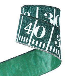 Cinta Métrica de Venta Caliente 2025, Colores Impresos Personalizados, Cinta de Raso, Cinta de Raso Personalizada de 6.3 cm con Logotipo para Regalos Navideños - Product Image 4