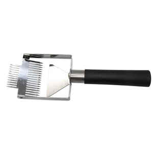 Outils d'apiculture : Coupe-miel pour ruche, grattoir à désoperculer, manche en plastique, équipement de désoperculage, couteau à désoperculage, fourchette - Product Image 4