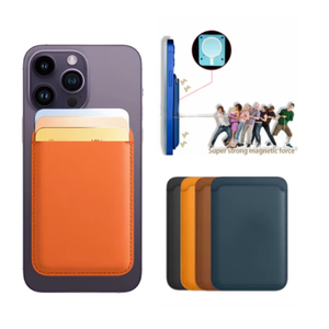 Minibook กระเป๋าบัตรหนัง PU แม่เหล็กเคสโทรศัพท์แบบกระเป๋าส<span class=keywords><strong>ต</strong></span>างค์สำหรับ <span class=keywords><strong>iPhone</strong></span> 17/16/15/14/13/12 Pro max/xr/<span class=keywords><strong>xs</strong></span> MAX สติกเกอร์ด้านหลังที่ใส่บัตร - Product Image 1