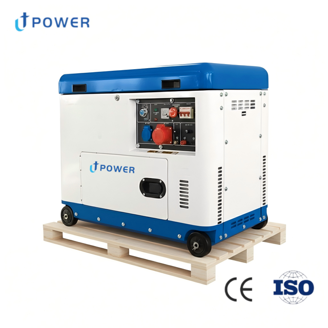 Super Silent Three Phase 5KW Mini Portable Standby Home Use Auto Start Remote Start ATS Water Cooled Diesel Generator