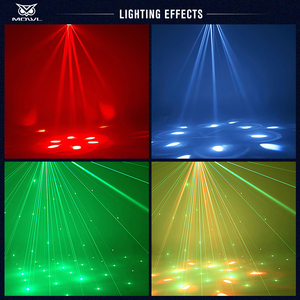 90 Wát <span class=keywords><strong>DMX</strong></span> Mini 6*12 Wát RGBW Bee Eye chùm tia Laser <span class=keywords><strong>LED</strong></span> di chuyển đầu ánh sáng cho sân khấu DJ Đảng - Product Image 3