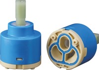 Robinet à noyau de valve en céramique à pied haut accessoire d'eau chaude/froide mixte 35MM/40MM carrelage en pierre à pied haut fait moule P20 Durable
