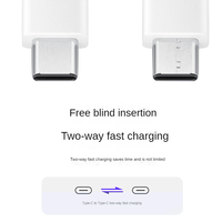 Cables flexibles para teléfonos móviles personalizados de fábrica, carga rápida de 25W tipo C a tipo C, cable para teléfonos Android Samsung S22 S21 S20