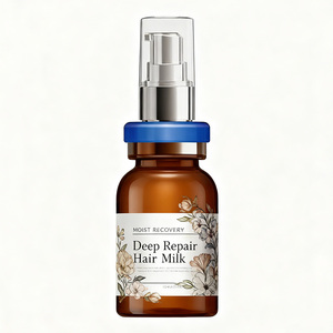 100ml dưỡng ẩm sâu sửa chữa tóc sữa nhiệt bảo vệ thiệt hại kiểm soát chất tóc sữa cho tóc lượn sóng - Product Image 1