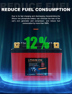 LFP4L-BS 12.8V 2Ah daya Starter baterai lithium sepeda motor lifepo4 CCA155 - Product Image 4