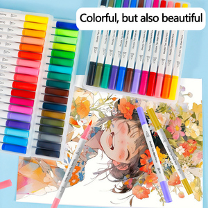 Nhà máy được ủy quyền tùy biến Sharpie điểm tốt Thiết lập của màu vĩnh viễn hai đầu Bút Đánh Dấu acrylic cho nghệ thuật đánh dấu - Product Image 5