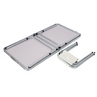 Vente en gros Table et chaises portables personnalisées pour l'extérieur réglable moderne cadre en aluminium pliable Camping Banquet Pique-nique Randonnée