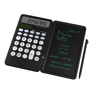 Office Business Lcd Writing Tablet Pad Folding Handwriting 12 <strong>Digits</strong> Display Economics Calculator <strong>Notepad</strong> - Product Image 1