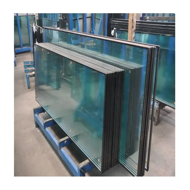 factory direct sale tempered glass high quality 3-19mm clear safety insulated laminated Toughened building glass