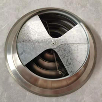 Diffuseur de plafond ronds et réglables en acier inoxydable, évent de climatisation ventilation tout neuf, ventilation de climatisation ventilation