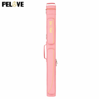 Étui de queue de billard PELOVE 1/2 en cuir imperméable de haute qualité, fabriqué en usine, avec logo personnalisé OEM