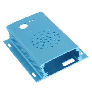 EBM <b>Metal</b> Electronics Control <b>Box</b> Case Custom Powder Coated Extruded Aluminum Alloy Split Flange Switch <b>Box</b> IP54 Silver Model - Product Image 5