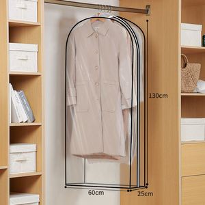 Clear Hanging PEVA <b>Garment</b> <b>Cover</b> Lightweight <b>Breathable</b> with Full Zipper Dust Proof Gown Bag - Product Image 4
