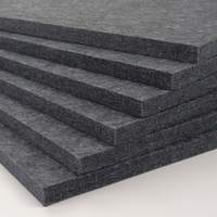 Panneaux acoustiques carrés en feutre de polyester pour hôtels, avec design graphique, vente en gros