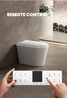 Toilette intelligente de haute technologie au design israélien avec télécommande, siège chauffant, montage au sol - Modèle QiXing 905