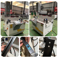 Petite taille 600 850 mm Machine de fraisage et de perçage CNC Routeur automatique avec noyau de planche sportive pour la fabrication de profilés de fenêtres en aluminium