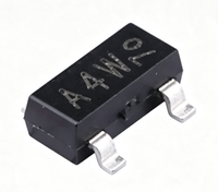 Diode de commutation double BAV70,215 SOT-23 75V 200mA à récupération rapide en stock
