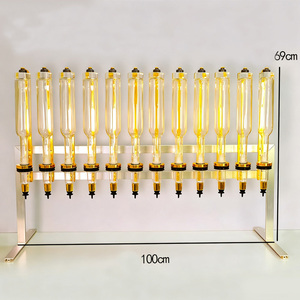 Nouveau présentoir doré pour 12 flacons de parfum, étagères de rangement pour bar à parfums liquides de 375 ml/500 ml - Product Image 1