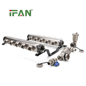 Materiales de Plomería IFAN, Sistema de Calefacción por Suelo Radiante, Tubería <span class=keywords><strong>Multicapa</strong></span> Pexalpex, <span class=keywords><strong>Colector</strong></span> de Latón con Control Manual por Compartimentos - Product Image 6