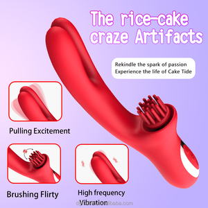 Dispositivo di vibrazione del dito 3-in-1 all'ingrosso della fabbrica per il giocattolo sessuale delle donne adulte, stimolatore del punto G, dispositivo di vibrazione del FakePenis - Product Image 3