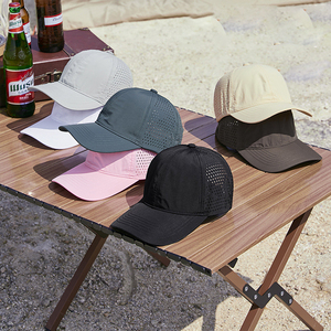 Gorra de béisbol con protección UV para primavera y verano para hombres y mujeres, sombrero de red con <span class=keywords><strong>lengua</strong></span> de pato impermeable de secado rápido, Material de nailon transpirable - Product Image 5