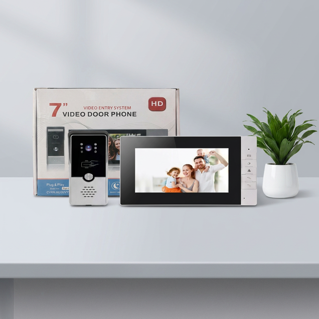 Good Quality 7-inch Screen Video Intercom System HD 1080P Camera Smart Doorbell for Home Security