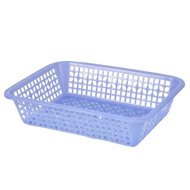 Cesta de colador Rectangular para almacenamiento de frutas y verduras, precio barato