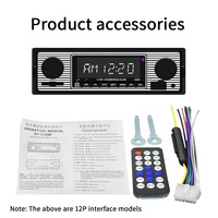 Reproductor MP3 para Auto con Radio FM Estéreo, Doble Perilla, USB/Tarjeta SD, Llamadas Manos Libres por Bluetooth, Modelo 5513