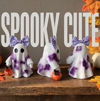 Nouveauté Halloween, ornement fantôme mignon et créatif en acier inoxydable, alimenté par piles, artisanat, décoration intérieure pour la maison