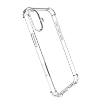 Coque en TPU de 1,5 mm avec protection antichoc aux quatre coins pour iPhone 17 16, étui transparent antichoc en TPU pour iPhone 18 Pro Max