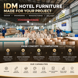 Soluzioni d'Arredo per Camere d'Albergo IDM in Legno Massello, Pacchetti di Mobili Personalizzati per Appartamenti e Hotel - Product Image 4